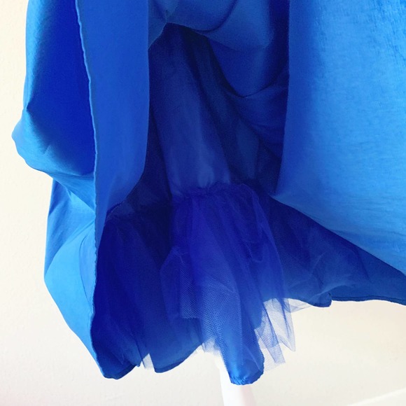 Calvin Klein | Blue Strapless Sweatheart Dress Size 12 - Picture 6 of 10